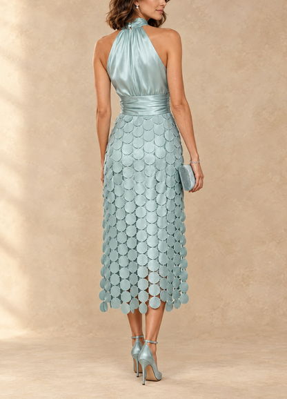 Celine | Vestido Midi Elegante para Ceremonias