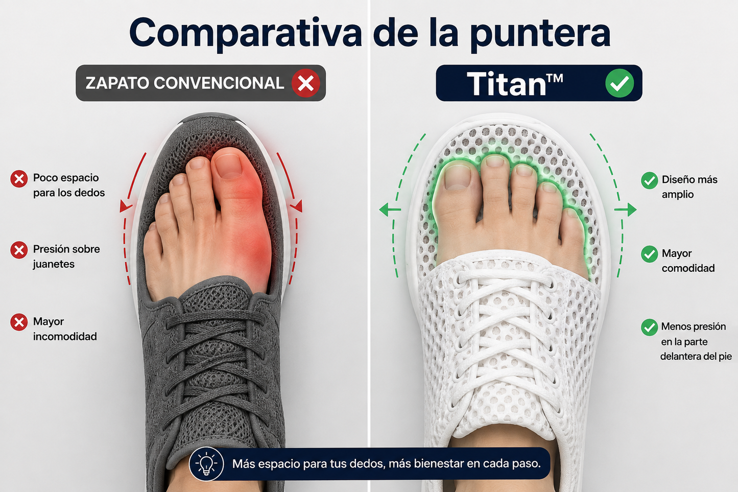 Titan™ | Zapatillas Ortopédicas Ultraligeras