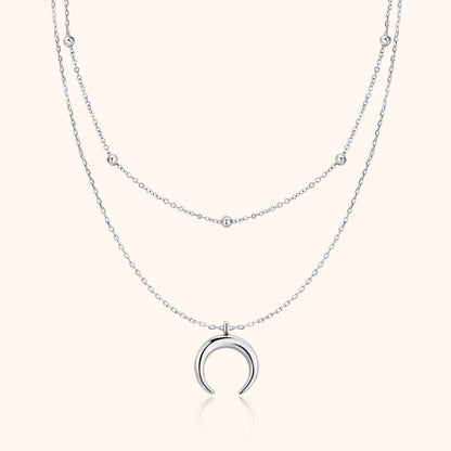 Luna – Collar doble con luna