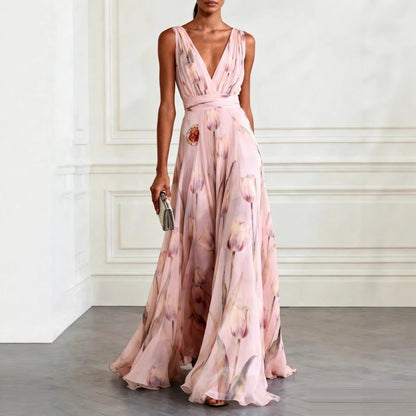 Vestido Tulipán Cuello V