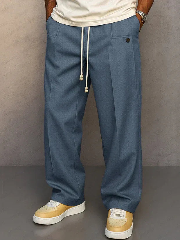 Manuel | Elegantes pantalones con cordón ajustable