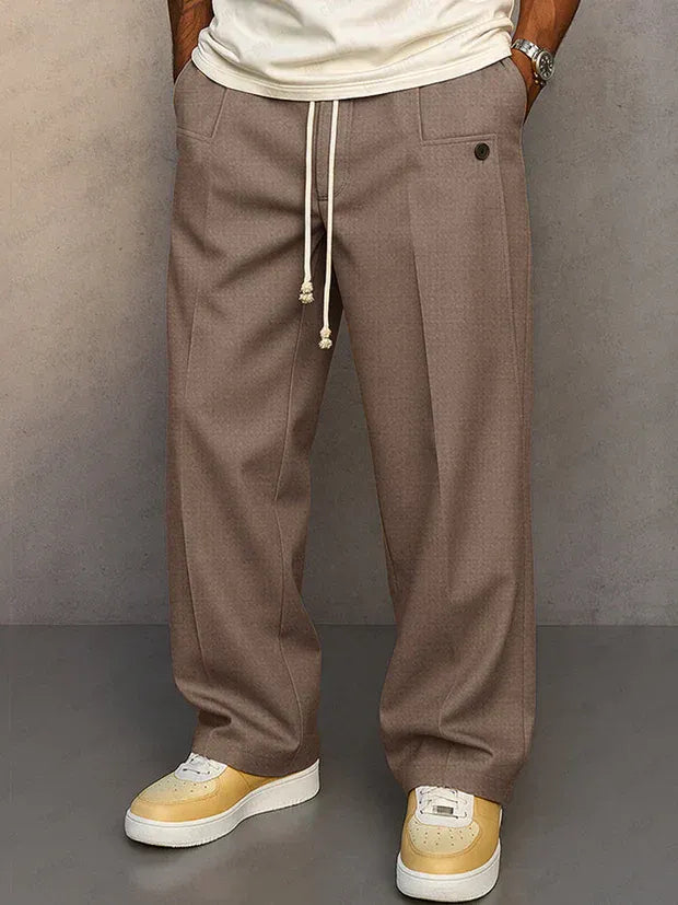 Manuel | Elegantes pantalones con cordón ajustable
